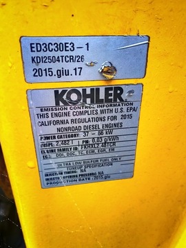 KOHLER Turbo 4-цилиндровый двигатель JCB TLT35D запчасти