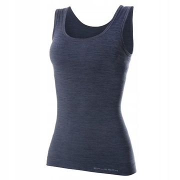 BEZRĘKAWNIK DAMSKI MERINO BRUBECK COMFORT WOOL M