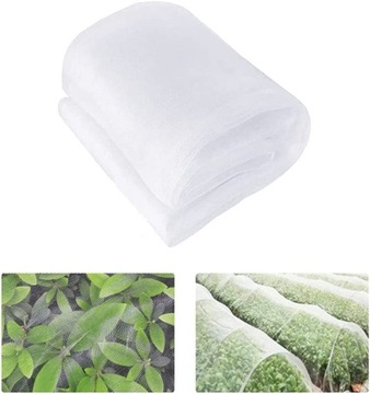 SIATKA OCHRONNA PRZECIW OWADOM NA GRZĄDKĘ CHRONIĄCA 3X6M 60mesh SIEĆ