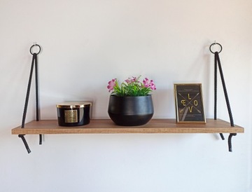 Полки подвесные на веревках LOFT RUSTIC INDUSTRIAL