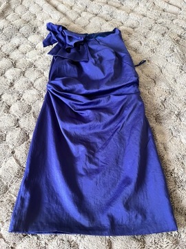 Granatowa wieczorowa sukienka Monsoon M / 2320n