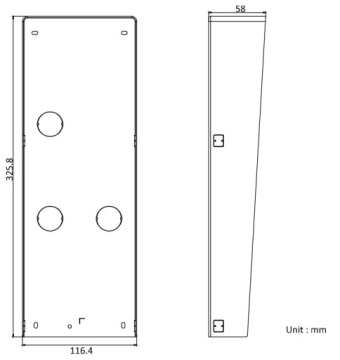 Станция для ворот на крыше DS-KABD8003-RS2 HIKVISION