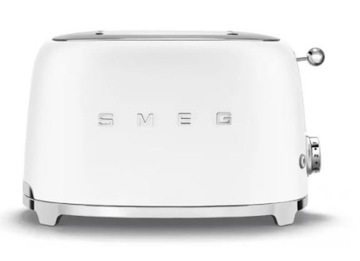ТОСТЕР на 2 ломтика SMEG TSF01WHEU РЕТРО 50-х годов БЕЛЫЙ Тостер 950Вт