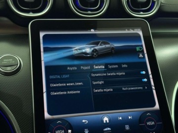 Mercedes Klasa C W206 Limuzyna 1.5 200 204KM 2022 Mercedes-Benz Klasa C AMG Line Kamera 360 Ambiente CarPlayAndroid Auto, zdjęcie 32