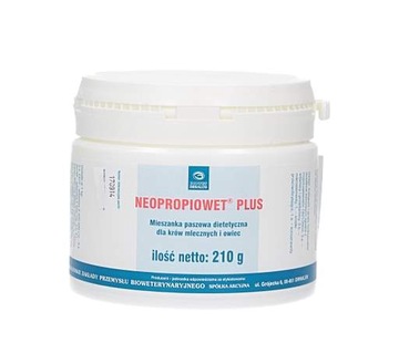 NEOPROPIOWET PLUS 210 G Mieszanka paszowa krowy