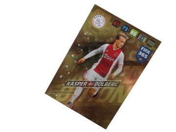 PANINI FIFA 365 2018 KARTY PIŁKARSKIE MAŁA KARTA LIMITED DOLBERG AJAX
