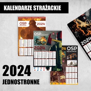 KALENDARZE STRAŻACKIE JEDNOSTR 2024 KREATOR 200x