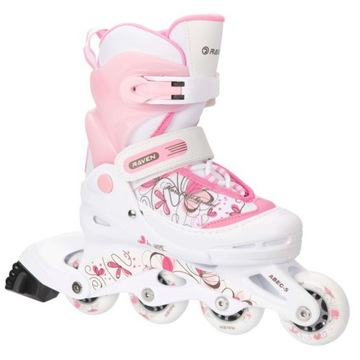 Rolki Raven Laguna White/Pink 38-41