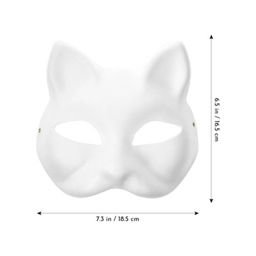 Therian Mask White Cat Товары для выпускного вечера 10 шт.