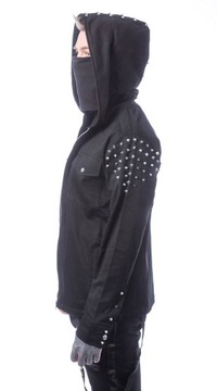 Куртка Quinnel L с капюшоном и заклепками