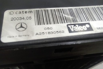 CHLADIČ ELEKTRICKÉ RADIÁTORU MERCEDES-BENZ R (W251, V251) A251830562