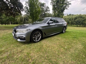 BMW Seria 5 F10-F11 Touring Facelifting 520d 190KM 2017 BMW Seria 5 Sliczna BMW5 X-Drive Automat Skory Navi Kamera360 FullLedplus, zdjęcie 10