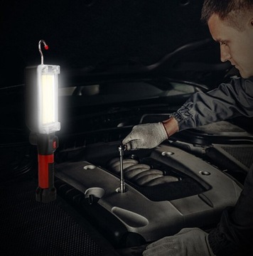 USB СВЕТОДИОДНАЯ ЛАМПА АККУМУЛЯТОРНАЯ ЛАМПА ДЛЯ МАСТЕРСКОЙ МАГНИТ + КРЮК