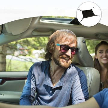 TORBA SIATKOWA WEWNĘTRZNA SAMOCHODU SCHOWEK NA TYLNYM DACHU CIĘŻKA