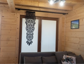 ЛОВЕЦ СНОВ Готовые шторы жаккардовое полотно черный классик 43х140 АЛИЯ