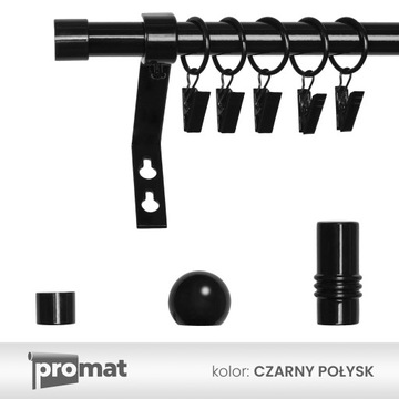 KARNISZ FI 16 POJEDYNCZY 480 CM METALOWY PROMO