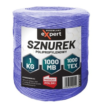 Sznurek rolniczy budowlany do snopowiązałki 1000mb