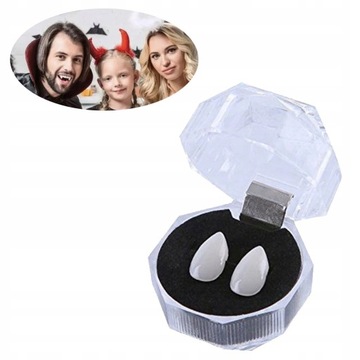 Cosplay Zęby Wampira , Sztuczne Kły 13mm