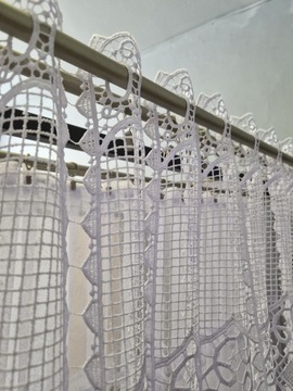 Гипюровая метровая штора, высота: 155 см.