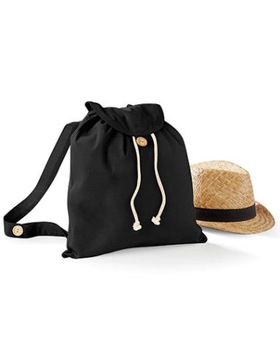 рюкзак из хлопка, черная сумка, хлопок ORGANIC, 170г.