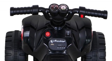 Quad The Fastest для детей на батарейках, черный + мотор 25 Вт