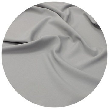 MATOWY MATERIAŁ TKANINA NA ZASŁONY 150 cm j. szary