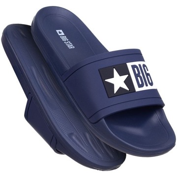 KLAPKI DAMSKIE BIG STAR NA PLAŻE BASEN PO DOMU GUMOWE PIANKA