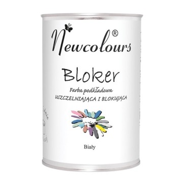 Bloker Newcolours - biała farba blok. 900ml