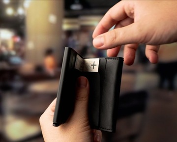 Кошелек с карточным механизмом доступа, RFID, маленький