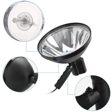Ручной фонарик HID 100 Вт, охотничий прожектор