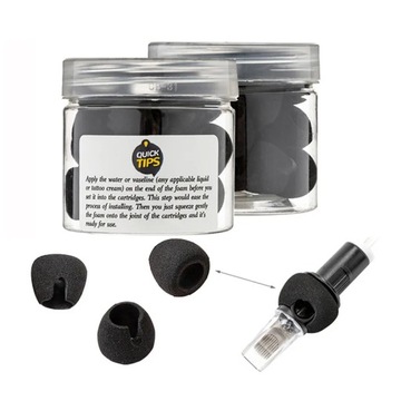 20 шт., ручка для татуировки из пены с эффектом памяти, ручка для татуировки, держатель ручки для машины