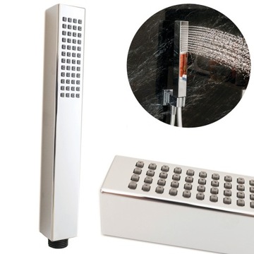 NOWOCZESNA SŁUCHAWKA PRYSZNICOWA KARO CHROM 1F ANTI-CALC SLU-40