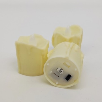 СВЕЧА LED ВОСКОВАЯ, НА АККУМУЛЯТОРАХ, ДЕКОРАТИВНАЯ, ТЕПЛАЯ