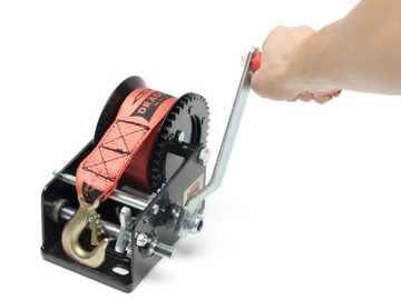 ЛЕБЕДКА DRAGON WINCH DWK25V РУЧНАЯ ЛЕБЕДКА, РЕМЕННАЯ 1133 кг