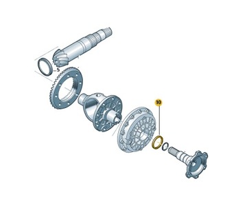 Дилерский центр VW SIMERING УПЛОТНЕНИЕ ТРАНСМИССИИ 02D409399