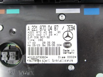 LAMPA POLSTROVÁNÍ PŘEDNÍ MERCEDES W221