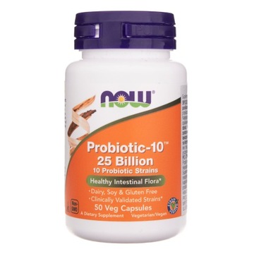 NOW Foods PROBIOTYK Probiotic 10 25 billion JELITA