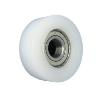 Rolka z tworzywa z łożyskiem fi 43mm fi 12mm