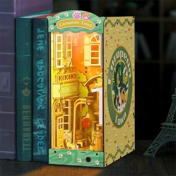 Складная деревянная 3D книга-уголок Cat Town Cat Подарок для ребенка