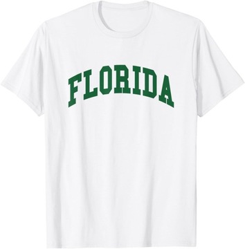 Floryda - Throwback Design - Klasyczny T-shirt, M
