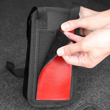 КРЫШКА АВТОМОБИЛЬНОГО ОГНЕТУШИТЕЛЯ РУЧКА ДЛЯ БАГАЖНИКА С КОРПУСОМ НА ЛИПУЧКАХ