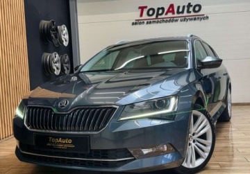 Skoda Superb III Kombi 1.4 TSI 150KM 2017 Skoda Superb 1.4TSI DSG 150KM alcantara CANTON zarejestrowana FABRYCZNY LA