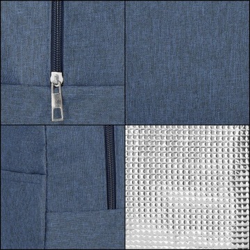 ИЗОЛИРОВАННАЯ ТЕРМОСУМКА ДЛЯ ЗАВТРАКА ДЛЯ ЕДЫ ПИКНИКА ПЛЯЖНОГО ЛАНЧ-БОКСА