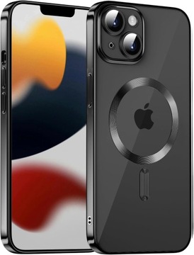 УСИЛЕННЫЙ ЧЕХОЛ MAGSAFE GLAMOUR для iPhone 13 / iPhone 14 + СТЕКЛО 9H