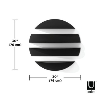 Полка настенная UMBRA SOLIS черный