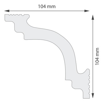 ПОТОЛОЧНЫЙ СТРУКТУРНЫЙ STUDIO XPS WHITE, длина 2 м