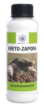Preparat odstraszający KRETY w ogrodzie KRETO-zapora 1 L geraniol