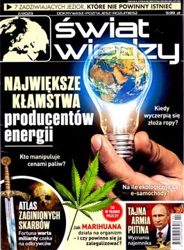 Świat Wiedzy nr 2/2023. Największe kłamstwa producentów energii.