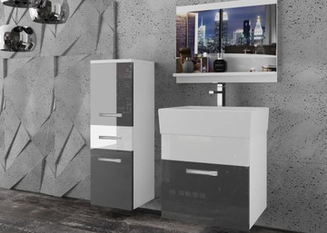 Мебель для ванной комнаты с ЗЕРКАЛОМ и РАКОВИНОЙ