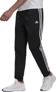 SPODNIE MĘSKIE ADIDAS PRIMEGREEN ESSENTIALS WARM-UP TAPERED 3-STRIPES r L